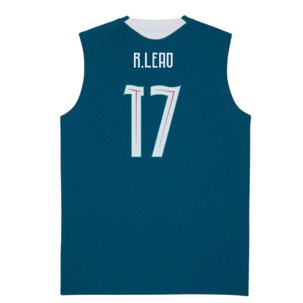 2026-2027 Portugal Sleeveless Training Jersey (Ocean Tropic) (R.Leao 17)-SoccerKits Hub | Buy Soccer Jerseys Online